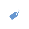 Price tag on a string icon